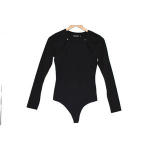 Womens Abercrombie & Fitch Soft AF Collection Black Cutout Bodysuit Top Size S
